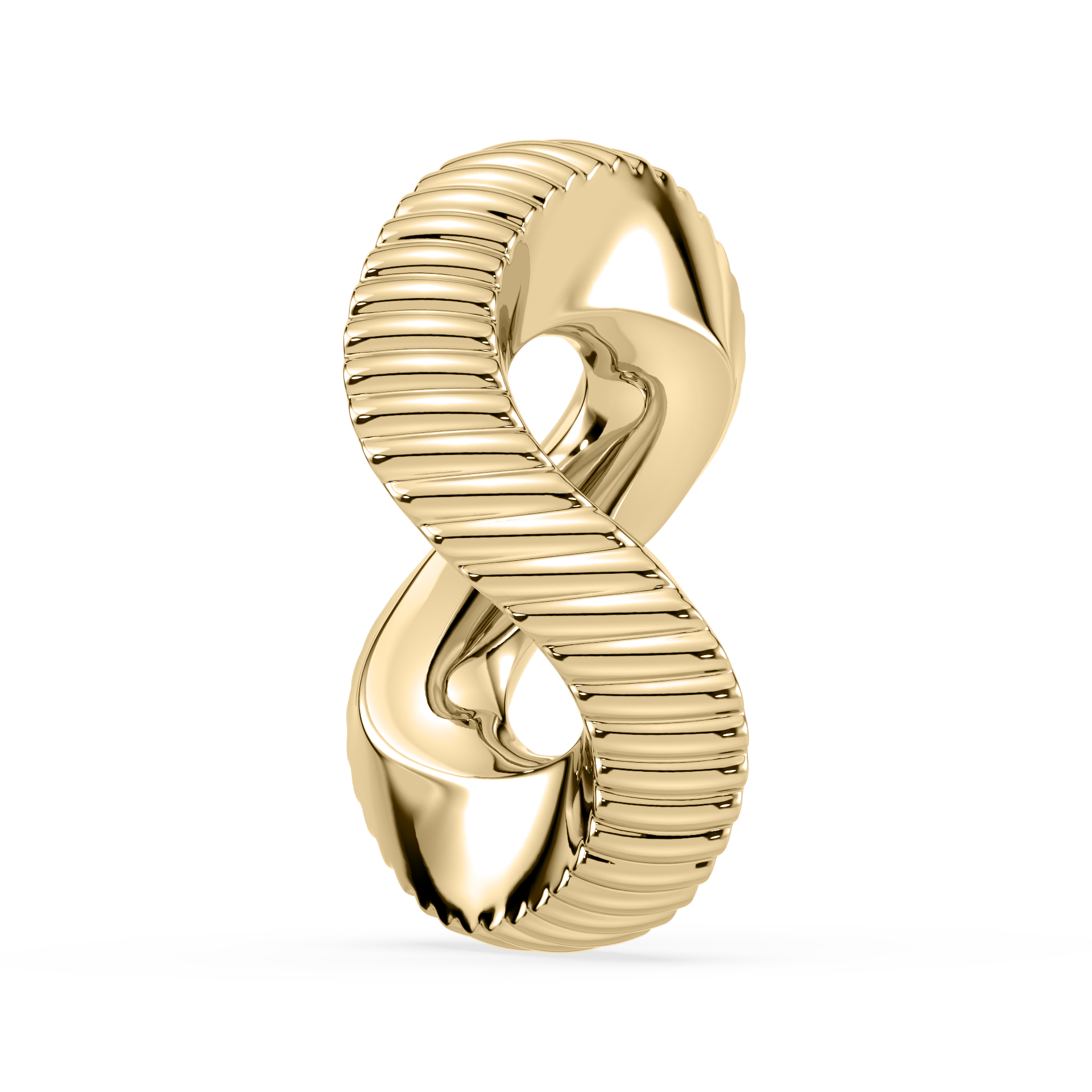 Coquette Fluted Bead Charm