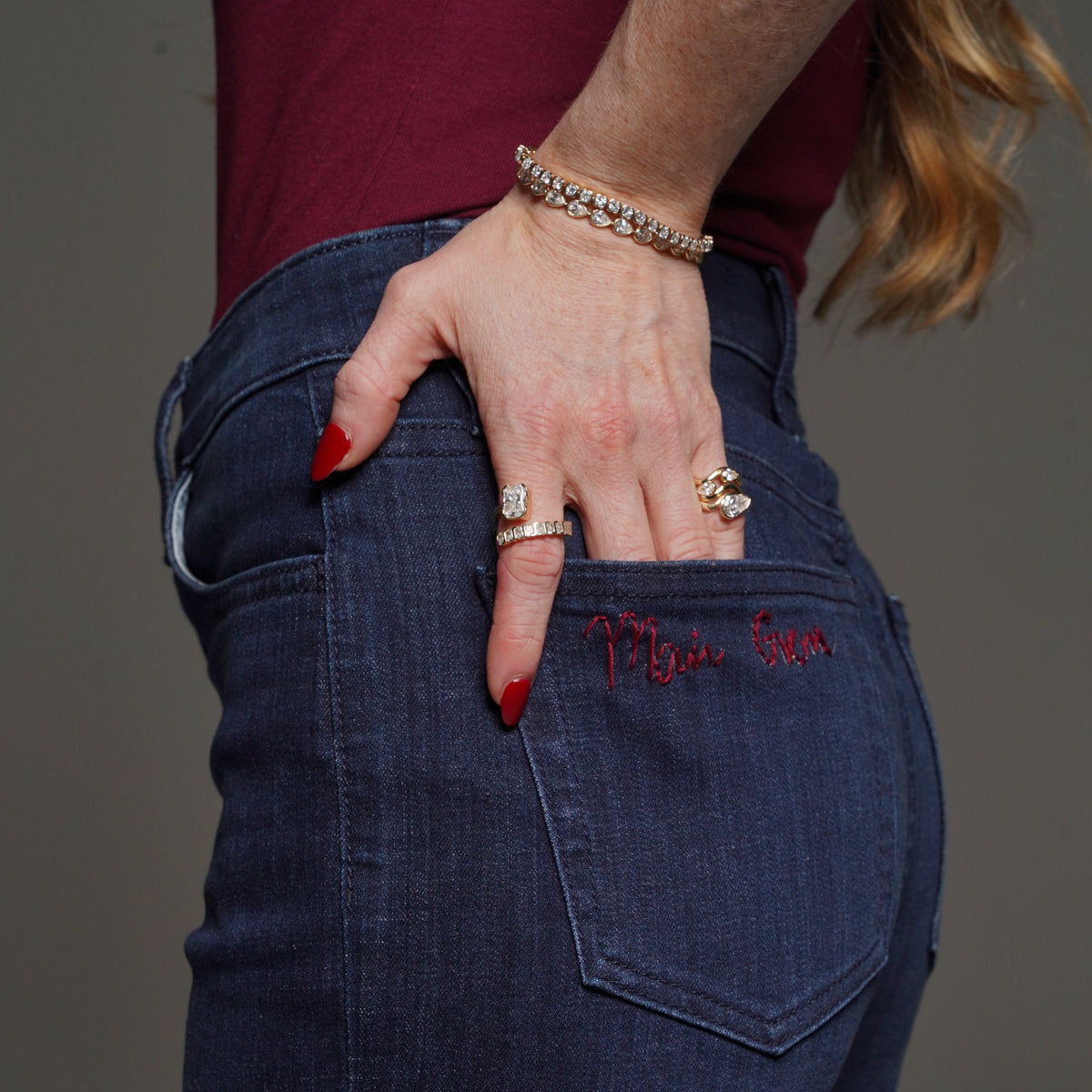 Revel Wrap Radiant Lab Diamond Ring