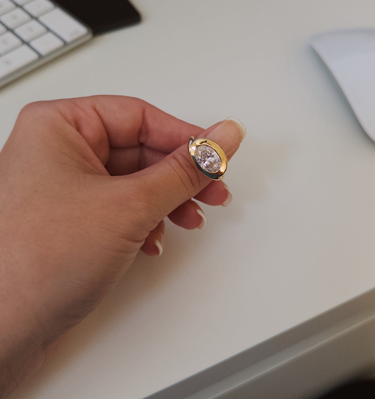 Cove Oval Ring