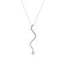 Sterling Silver Coquette Drop Necklace