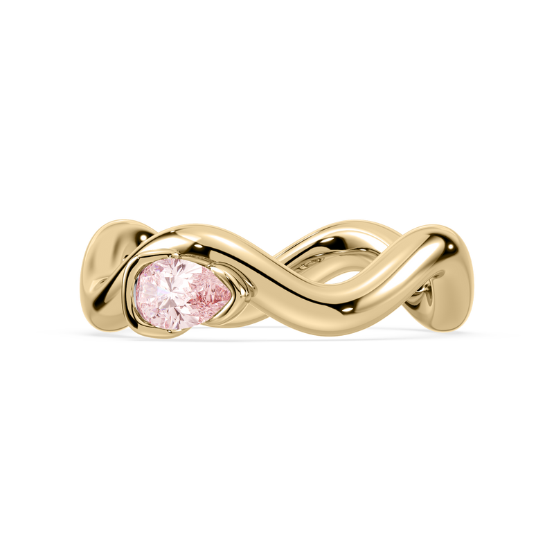 Coquette Pink Pinky Ring
