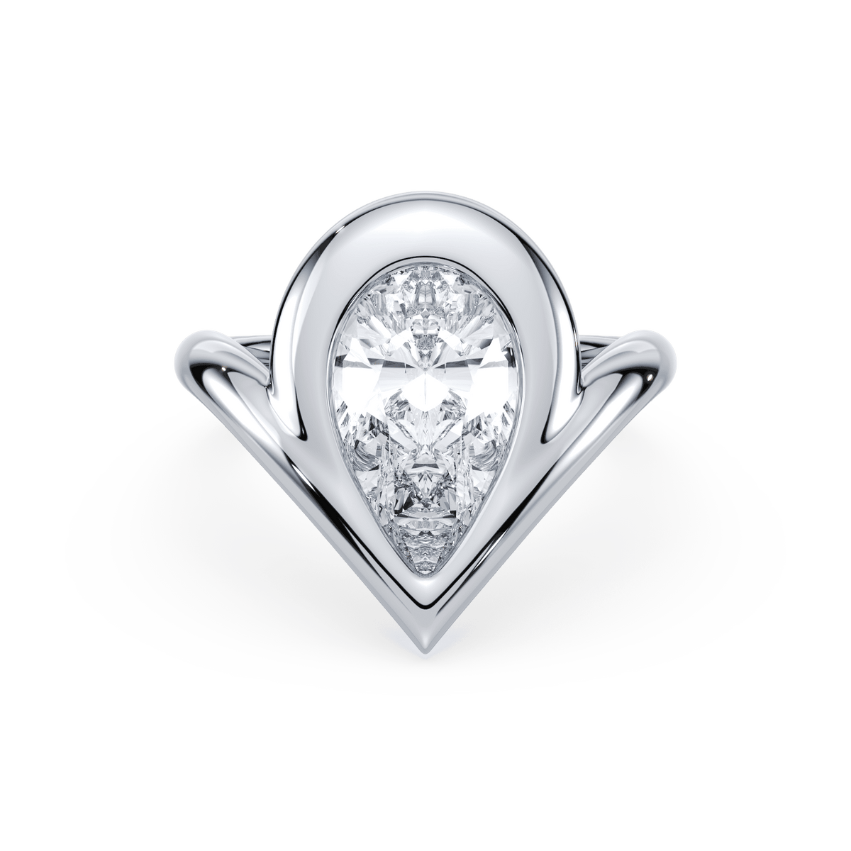 SETTE Jewelry | Aura Statement Ring | 18K Gold Pear Diamond SETTE Jewelry | Aura Statement Ring | 18K Gold Pear Diamond