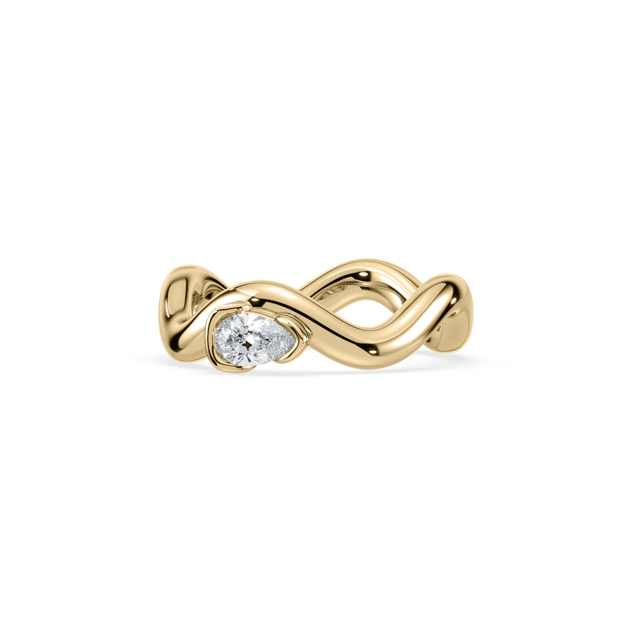 Coquette Pinky Ring