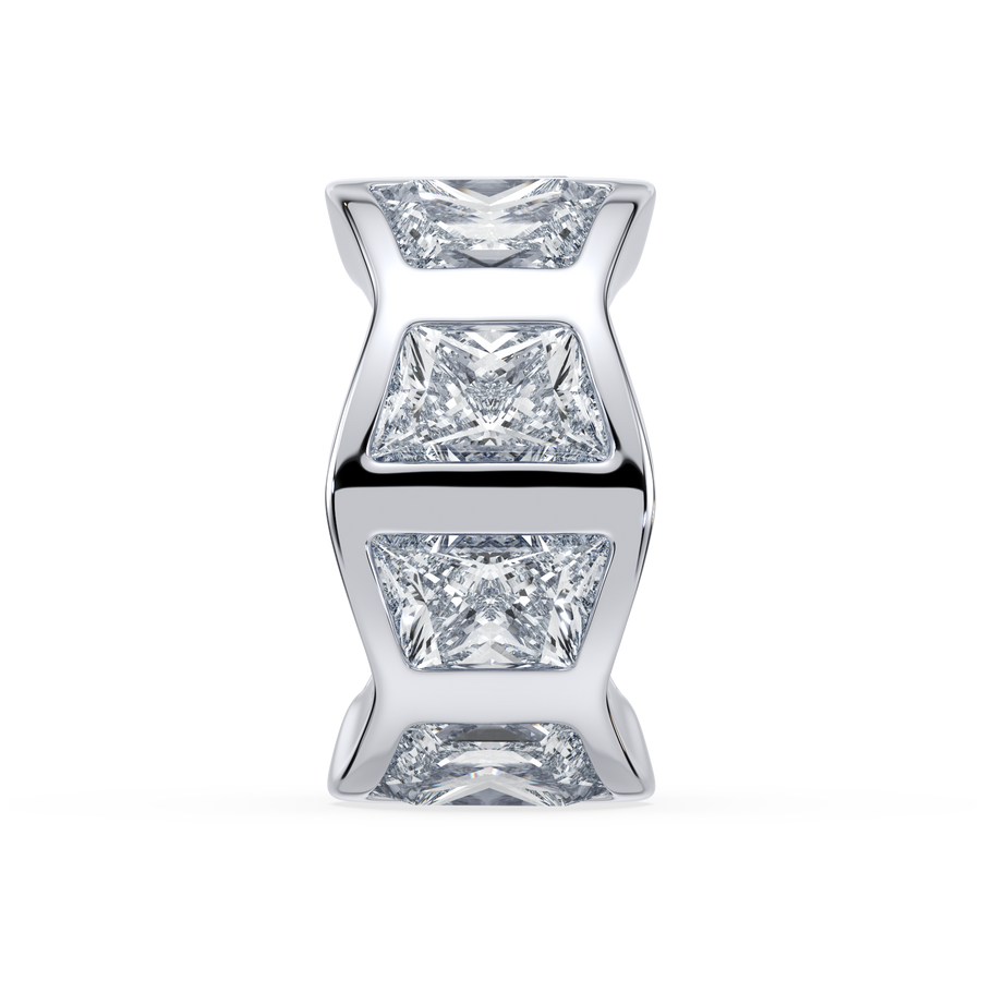 Deco Trapezoid Bead Charm, worn