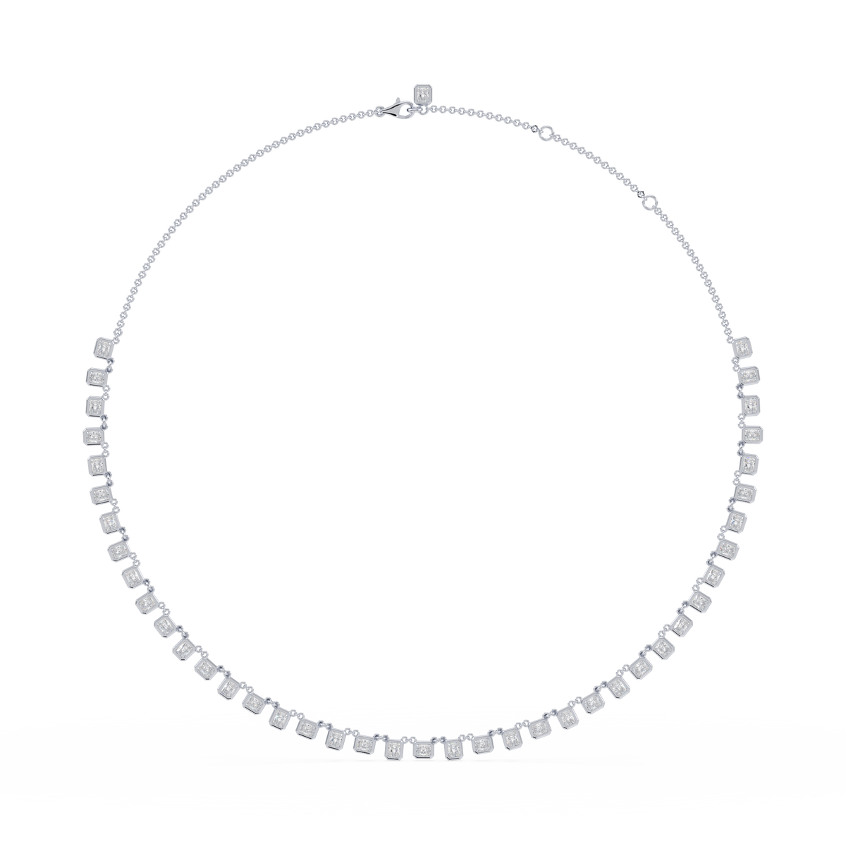 Deco Radiant Step Necklace