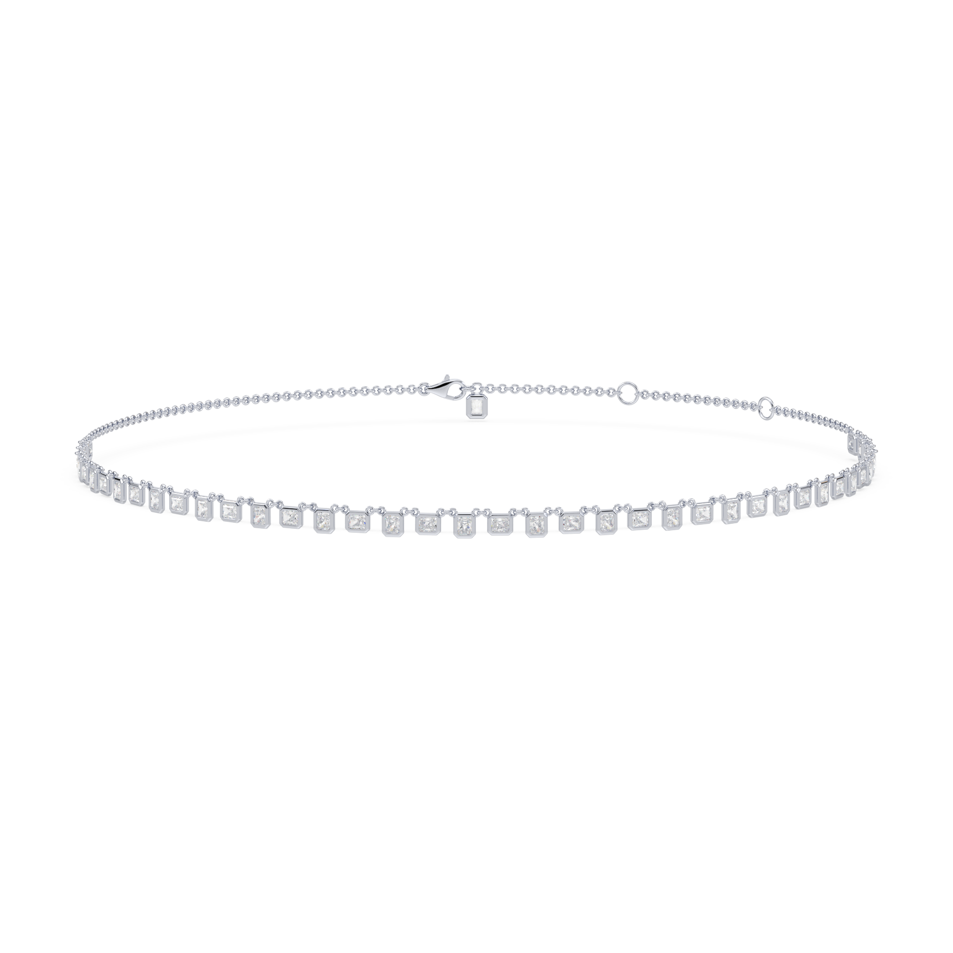 Deco Radiant Step Necklace