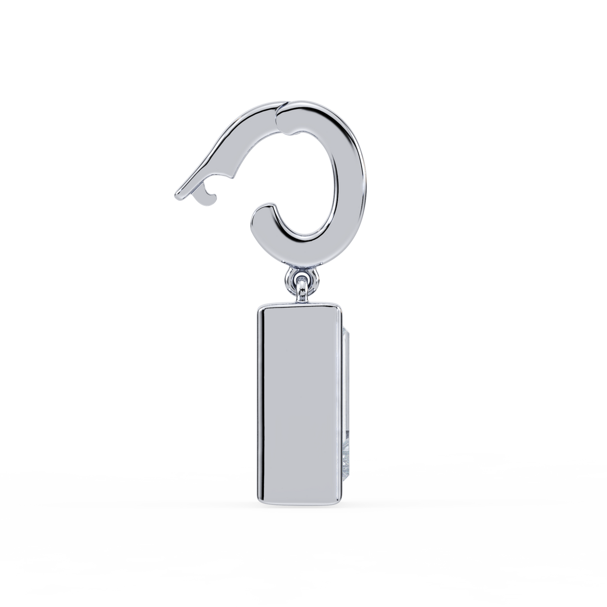 Initial Bezel Charm