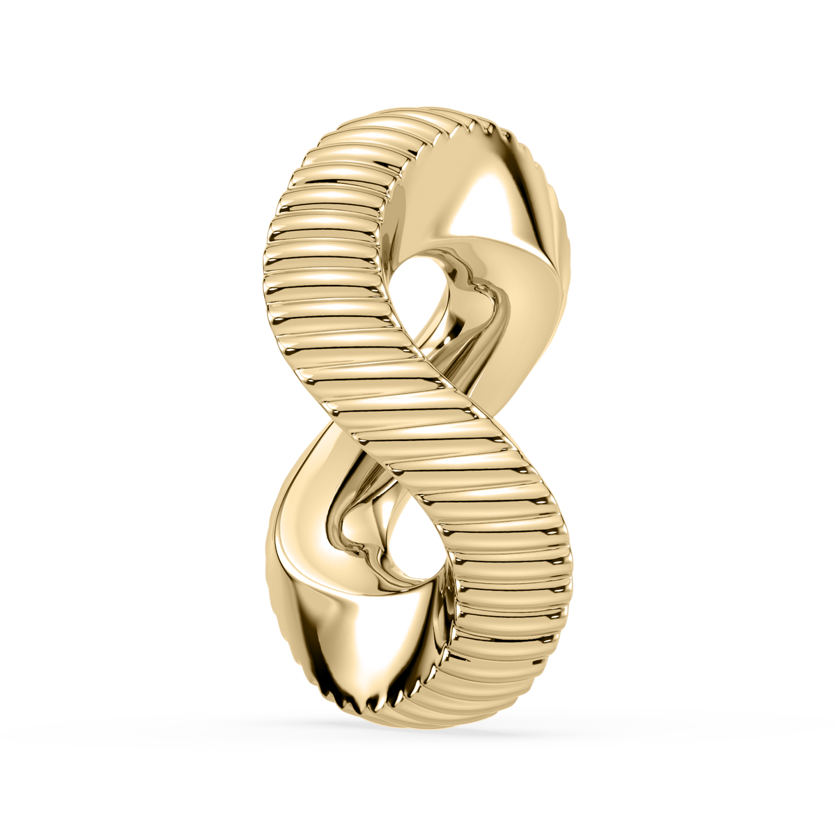Coquette Fluted Bead Charm