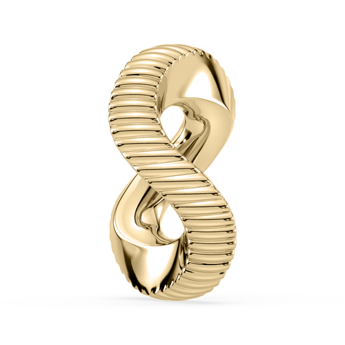 Coquette Fluted Bead Charm