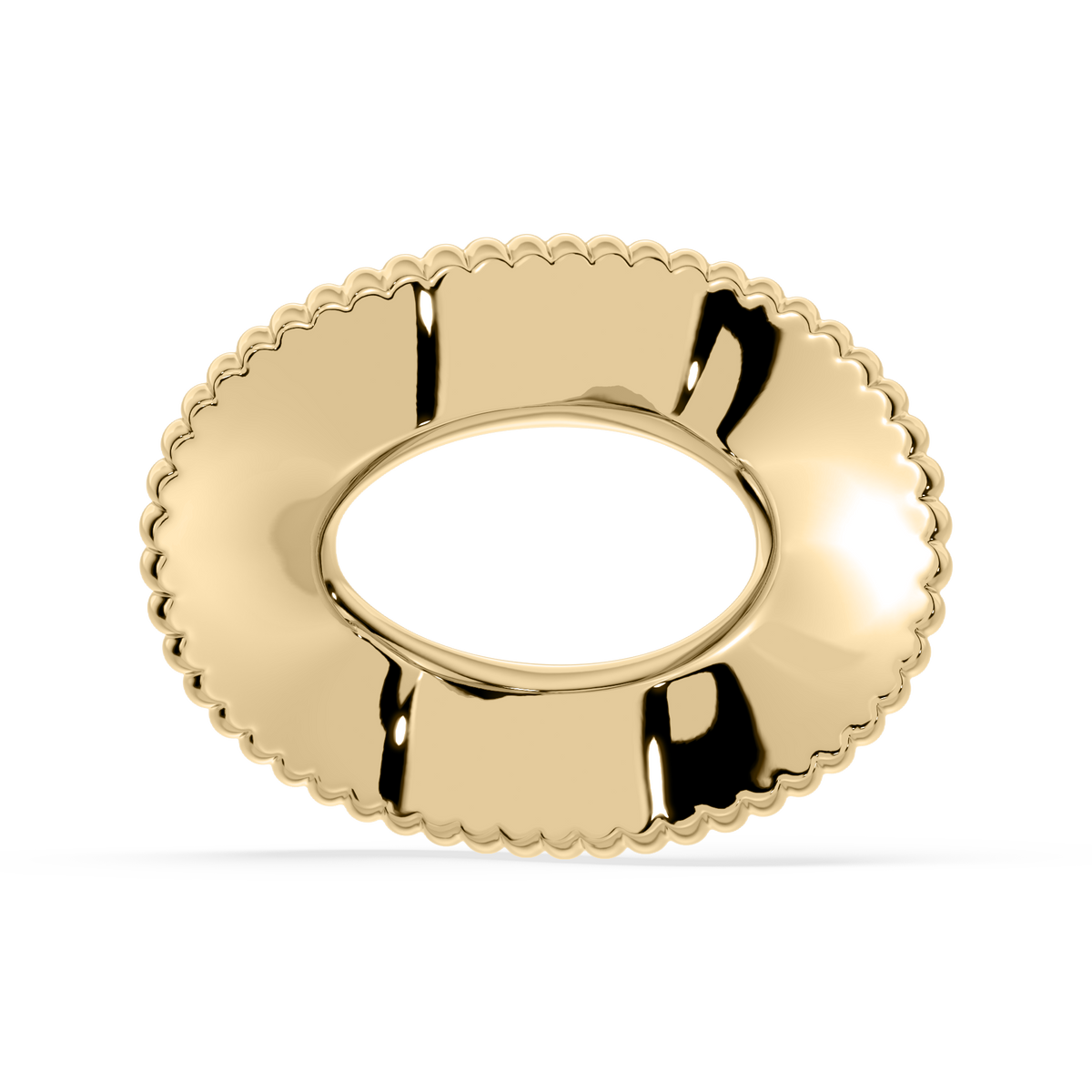 Coquette Fluted Bead Charm