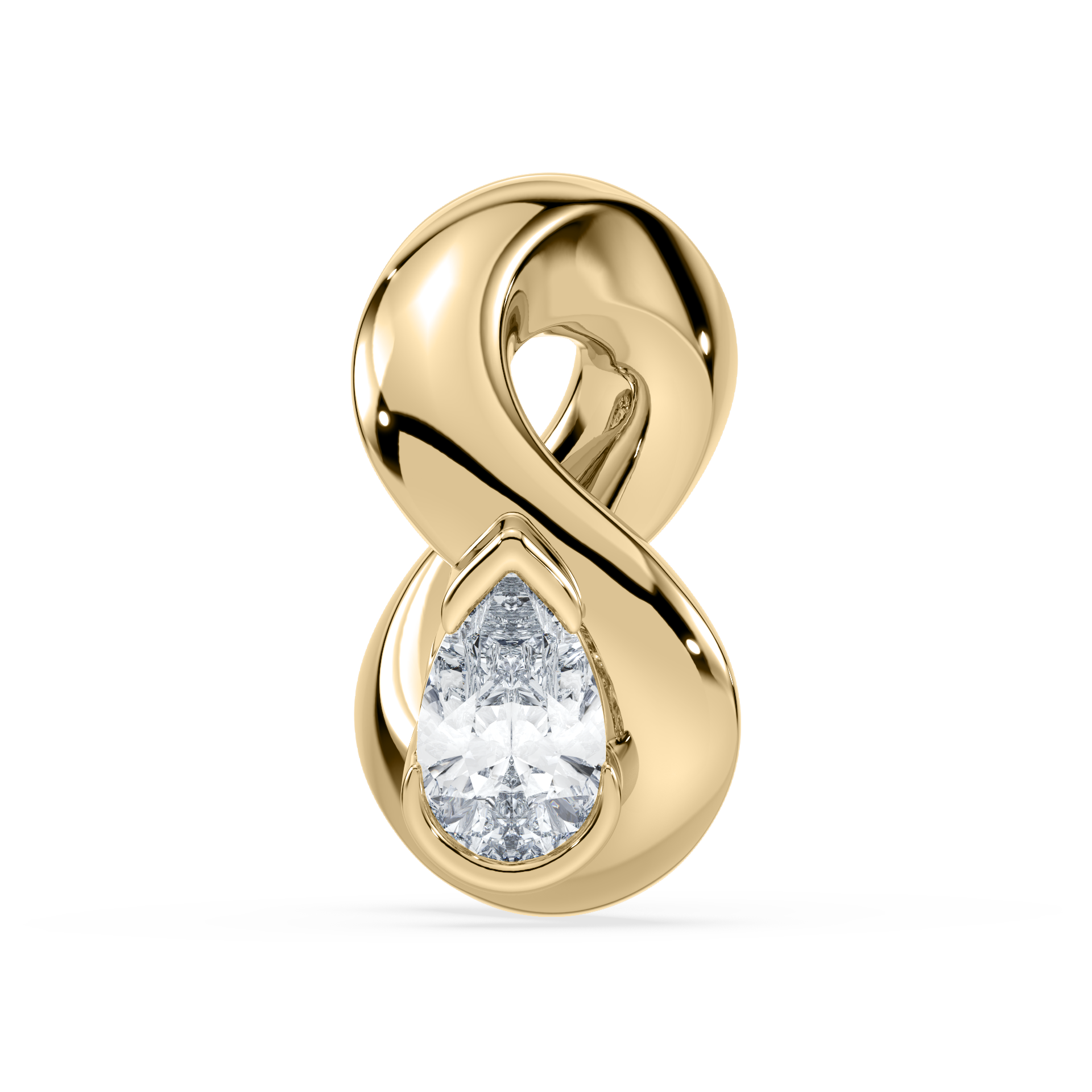 Coquette Pear Bead Charm