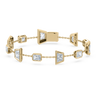 Deco Radiant Trapezoid Statement Bracelet