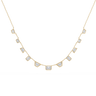 Deco Radiant Trapezoid Statement Necklace