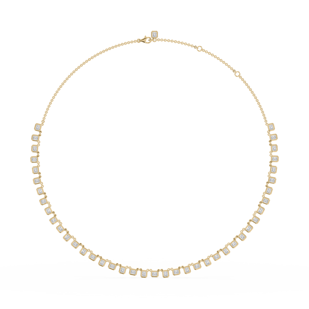 Deco Radiant Step Necklace