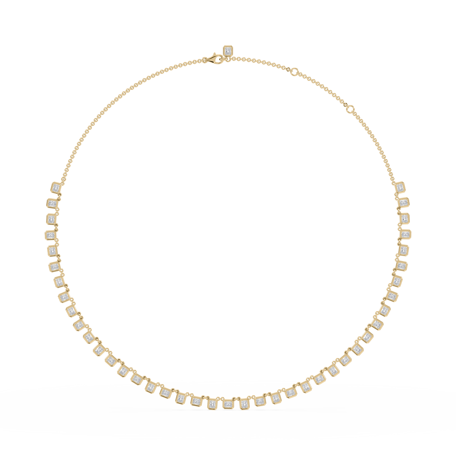 Deco Radiant Step Necklace