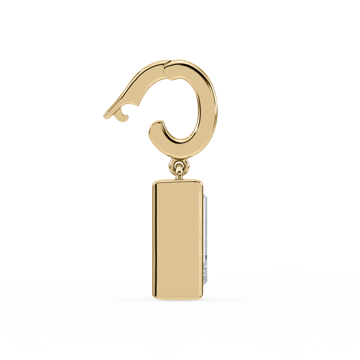 Initial Bezel Charm