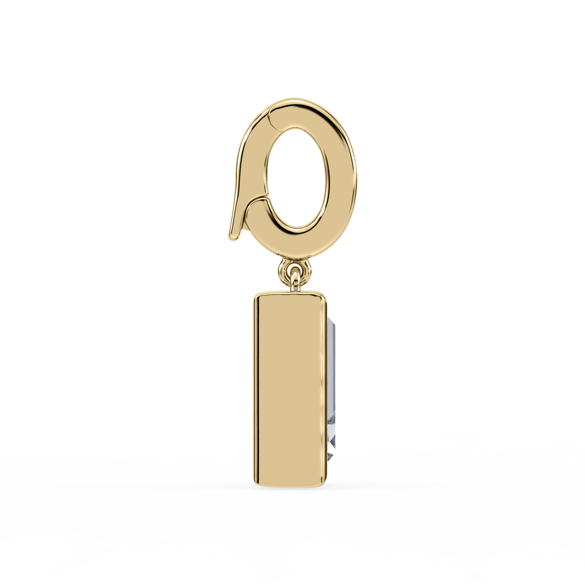 Initial Bezel Charm