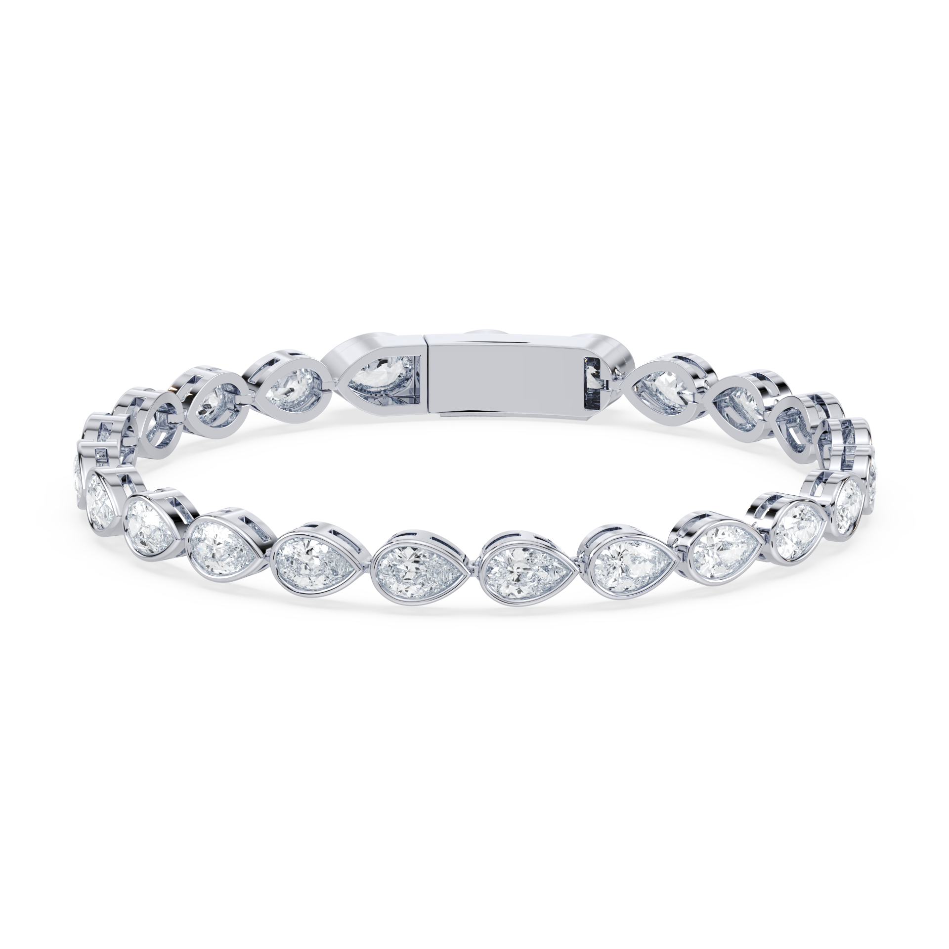 Aura Pear Lab Diamond Tennis Bracelet