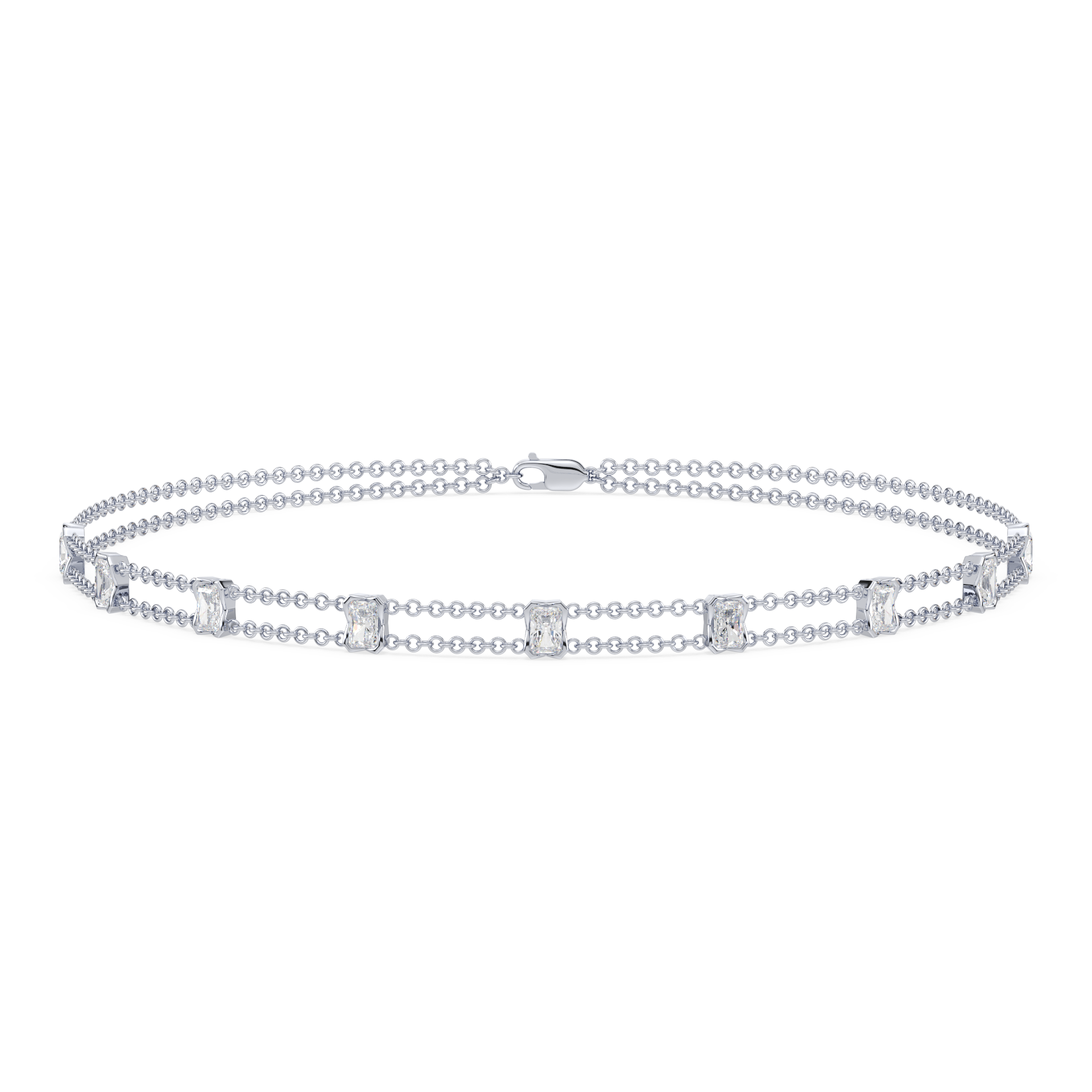 Lab diamond choker shop