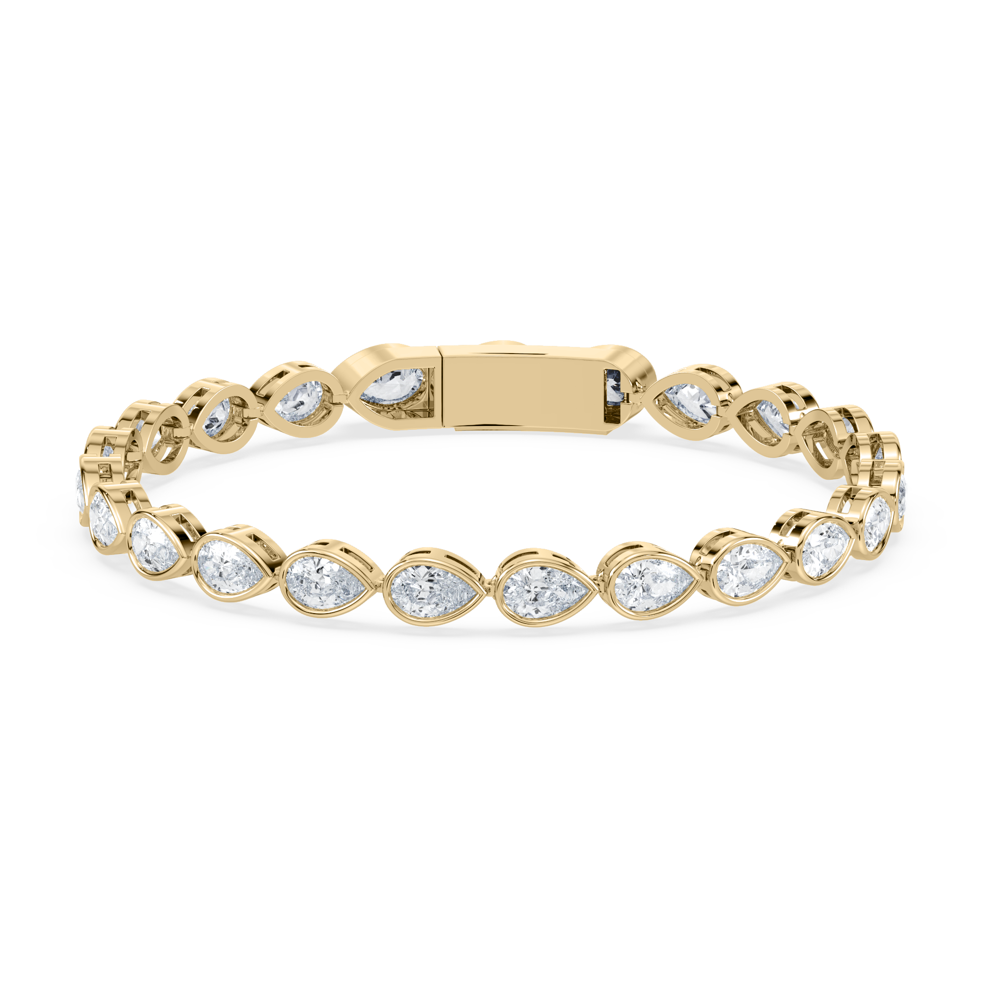 Aura Pear Lab Diamond Tennis Bracelet