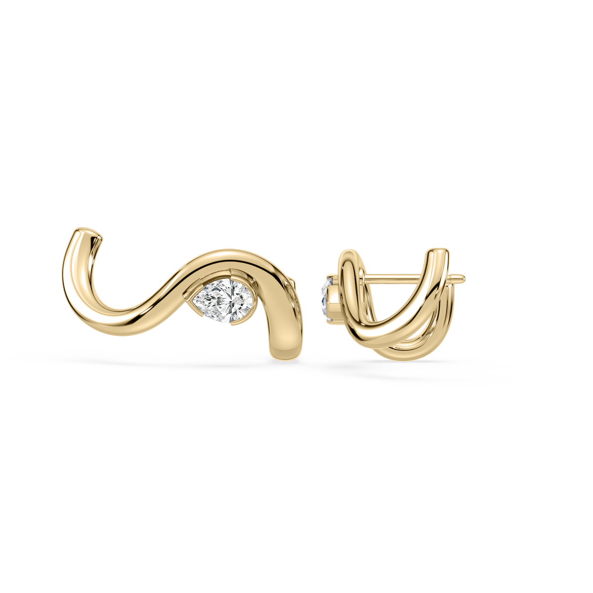 Coquette Curve Stud