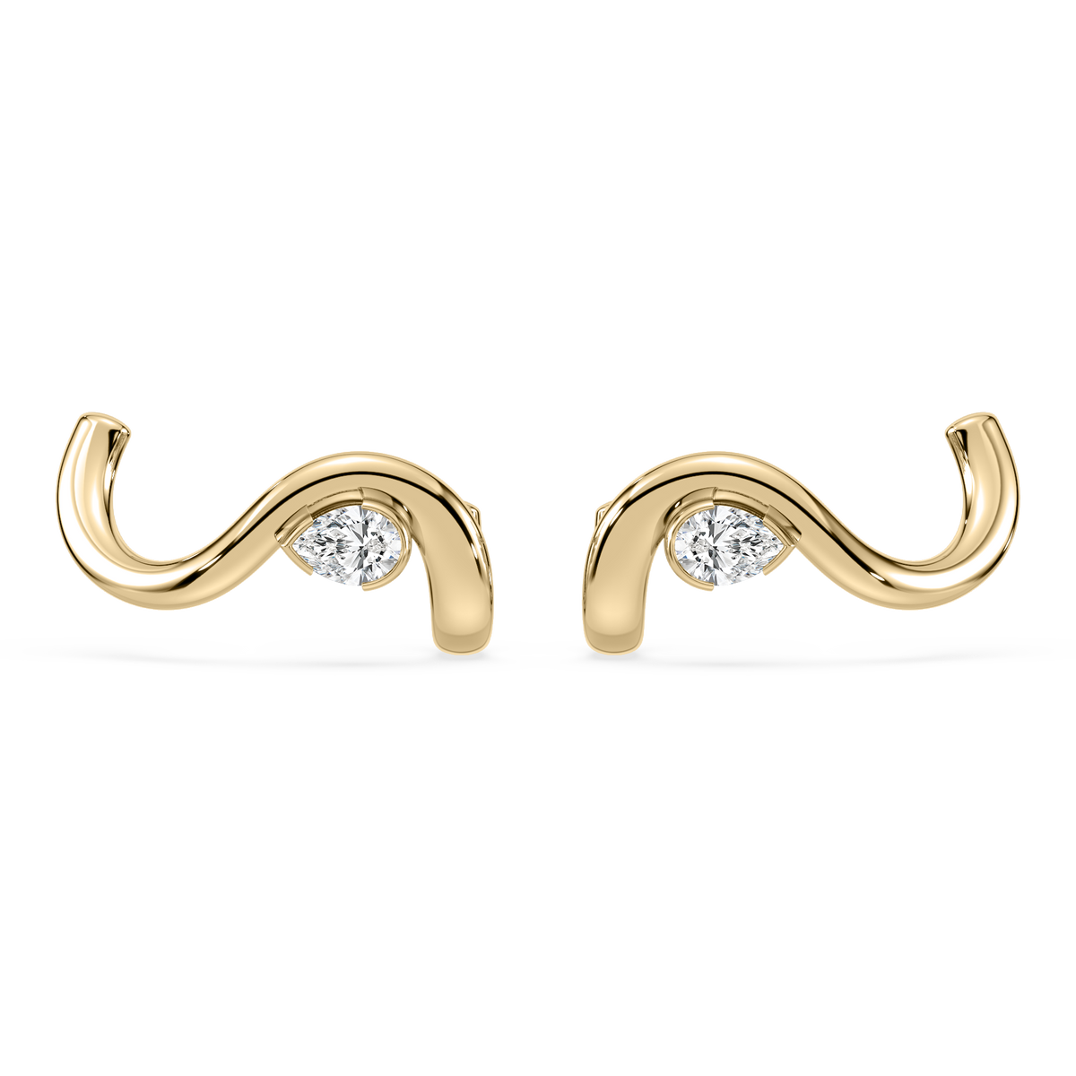 Coquette Curve Stud