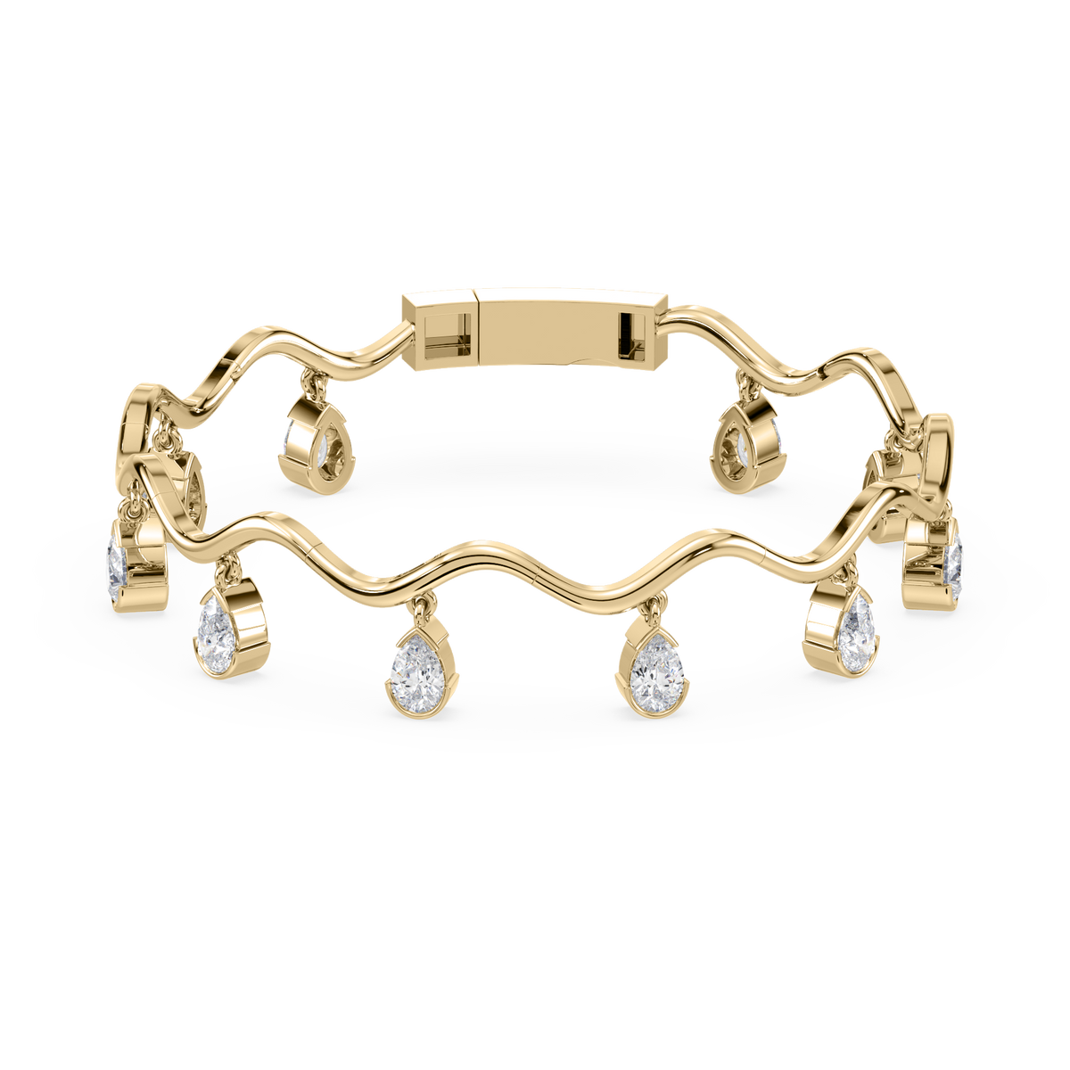 Coquette Fringe Bracelet 14K Yellow Gold Instock