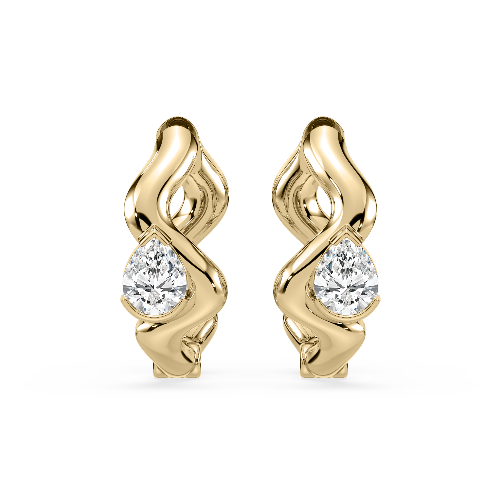 Coquette Lab Diamond Huggie