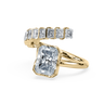 Revel Wrap Radiant Lab Diamond Ring