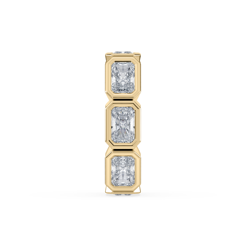 Deco Radiant Bead Charm 14K Yellow Instock