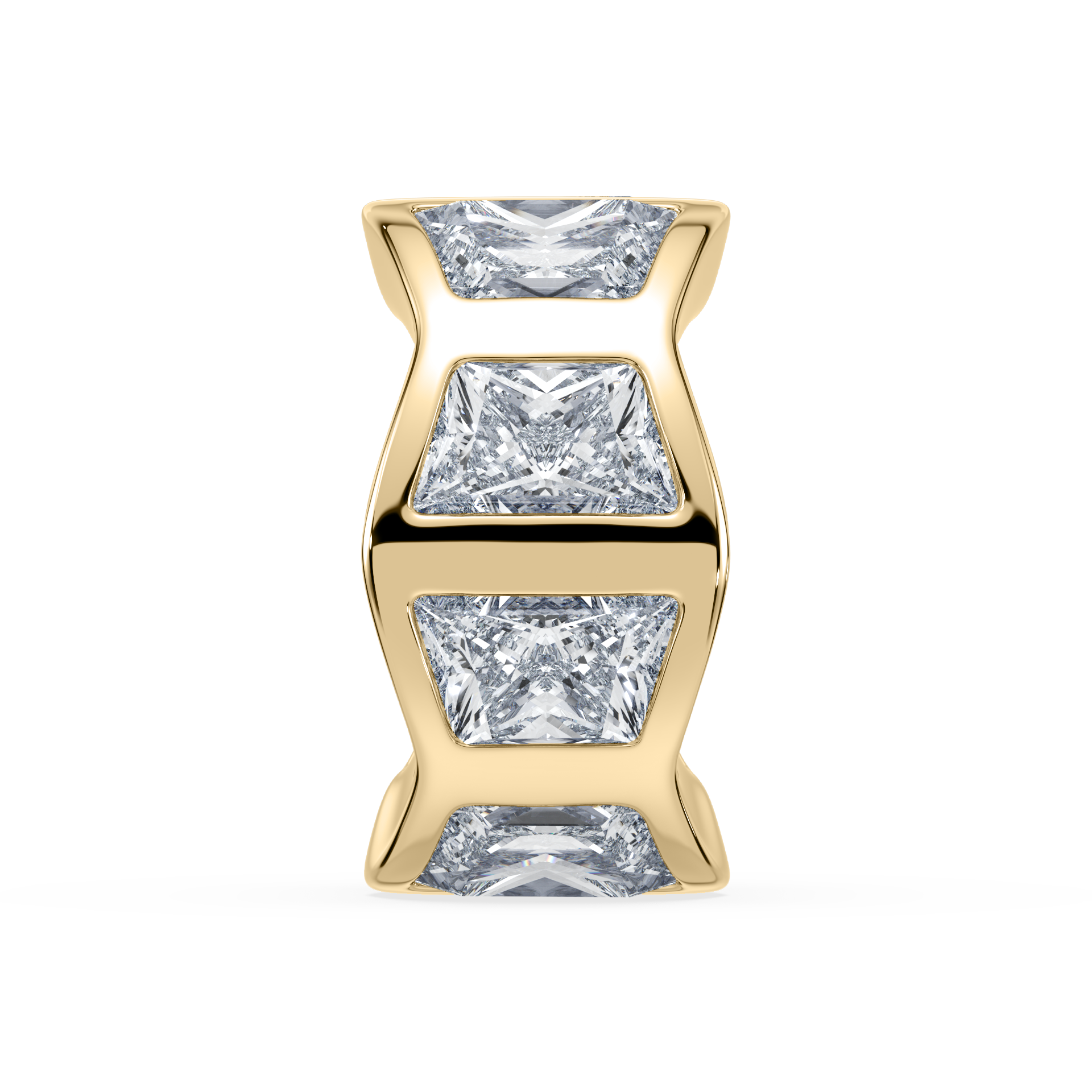 Deco Trapezoid Bead Charm