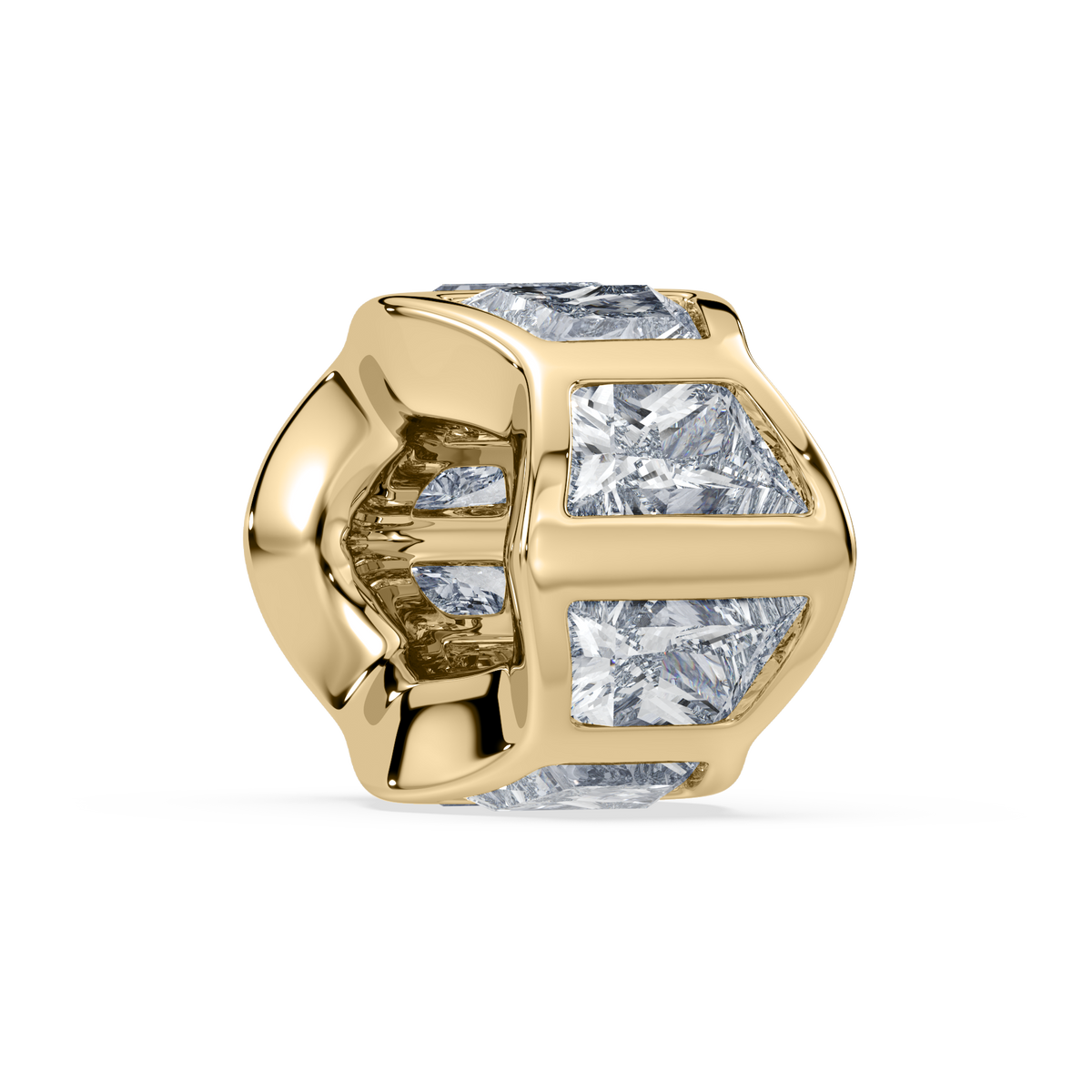 Deco Trapezoid Bead Charm