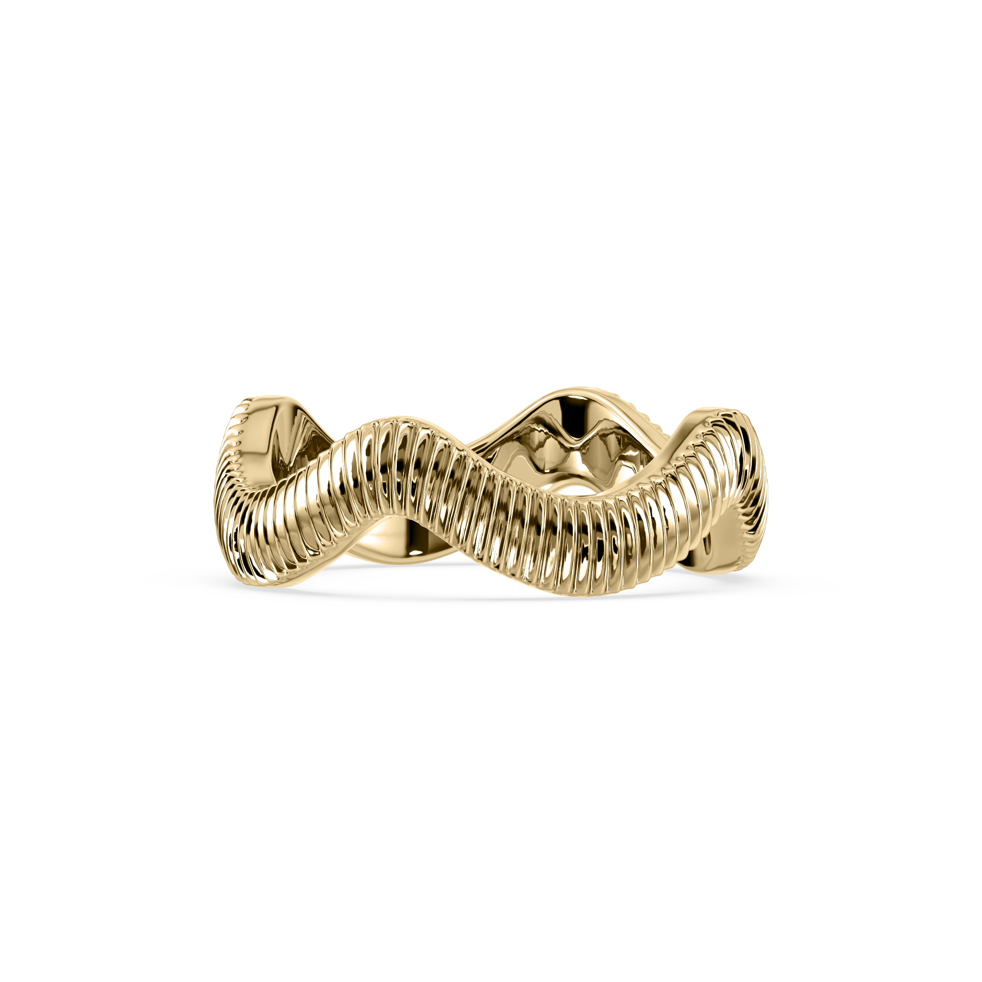Coquette Fluted Ring