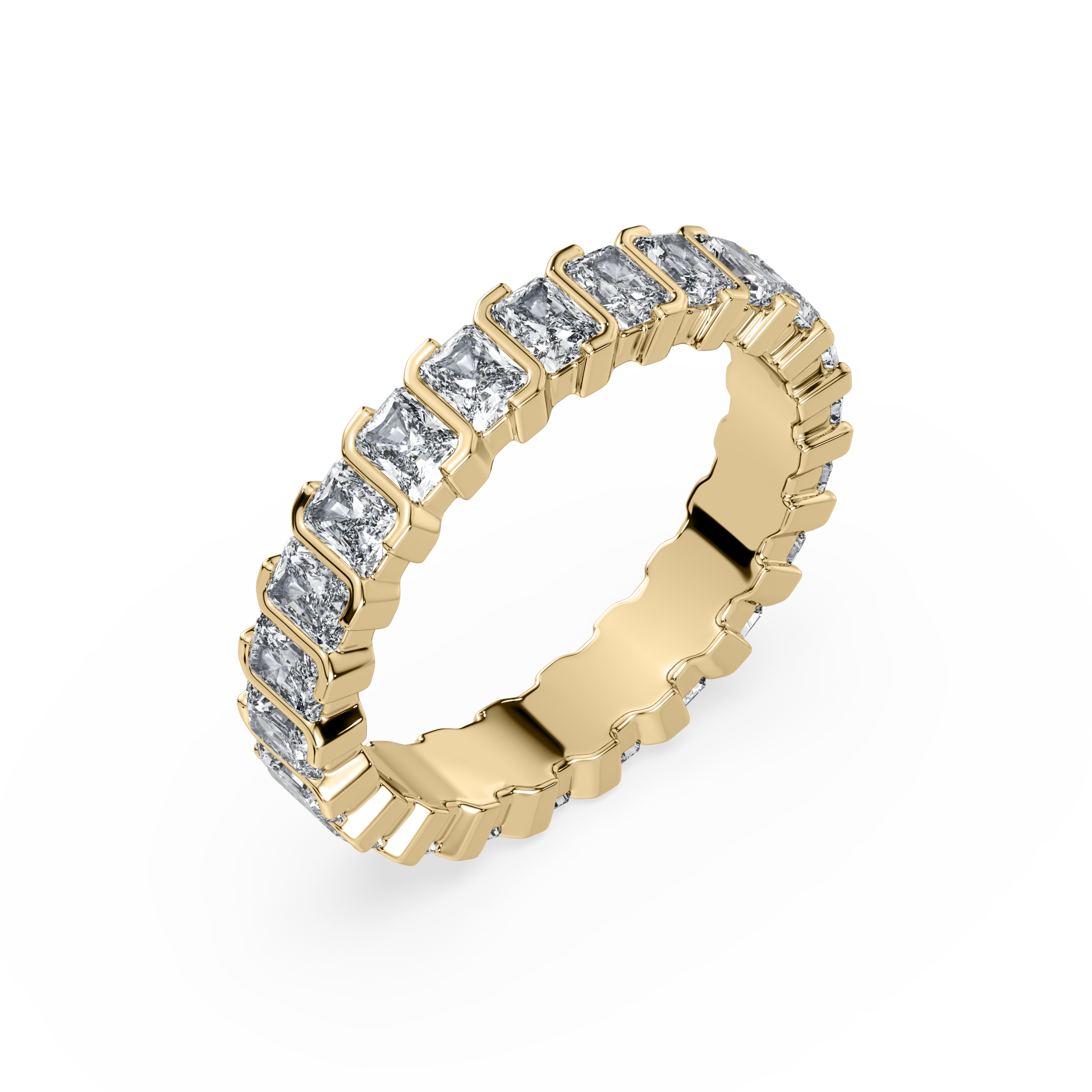 Signature Lab Grown Radiant Diamond Eternity Band