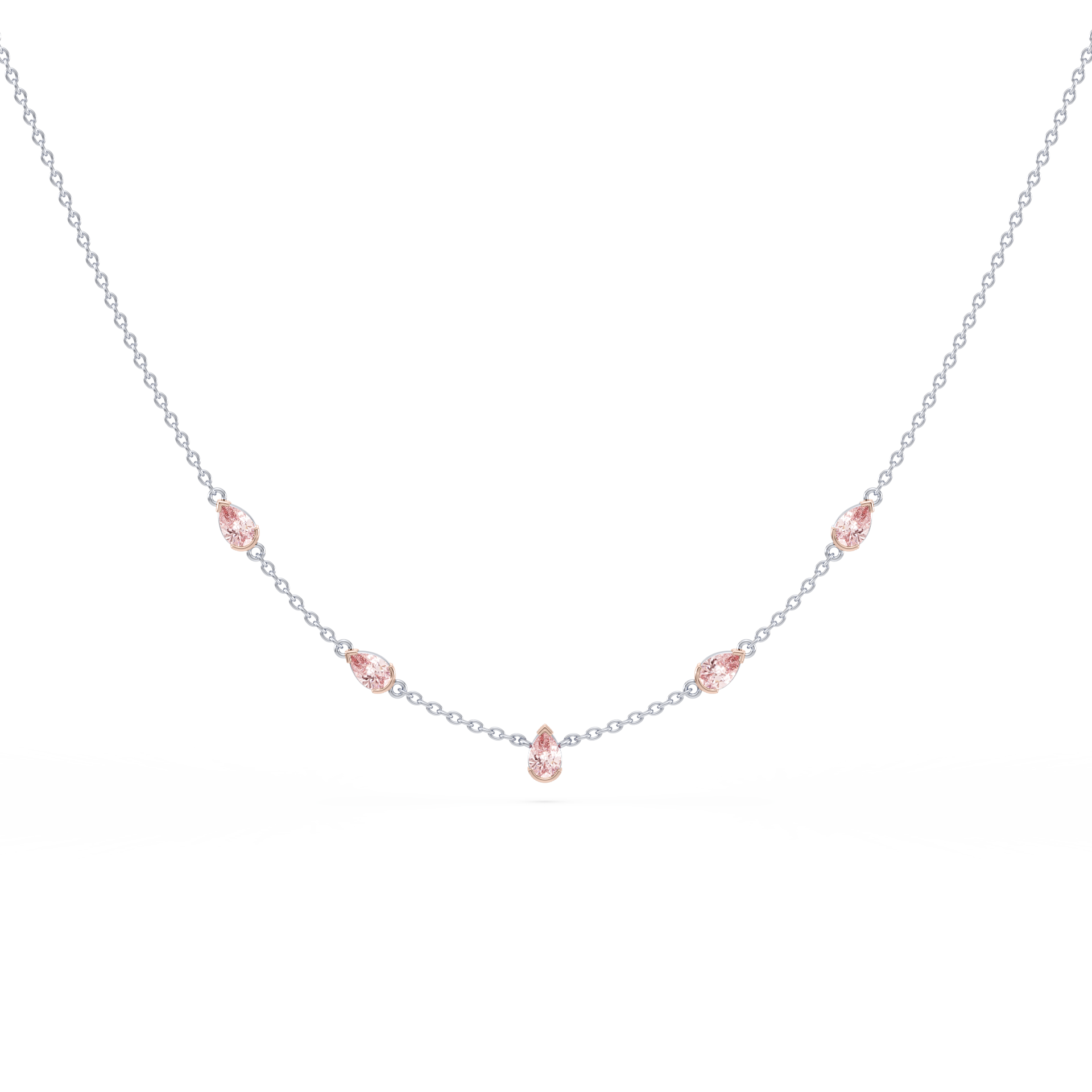 Coquette Station Necklace