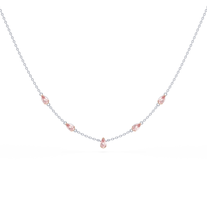 Coquette Station Necklace
