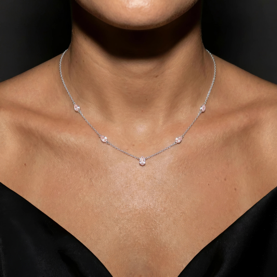 Coquette Station Necklace