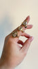 a video showing comparison of three rings