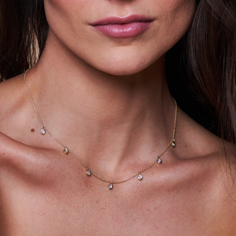 Aura Pear Necklace
