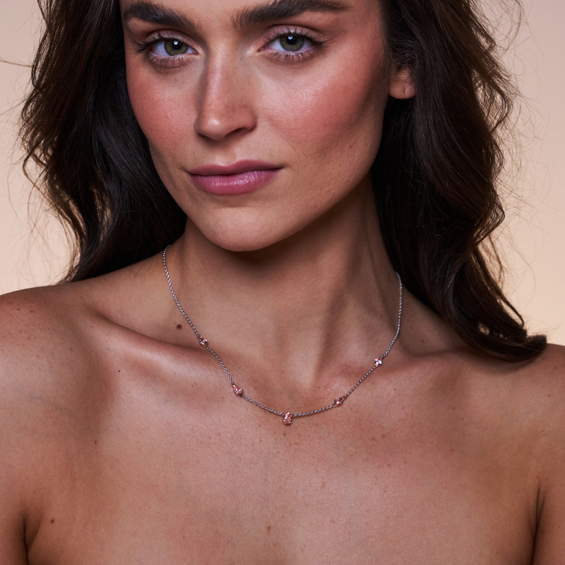 Coquette Station Necklace